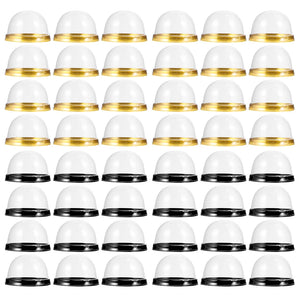 100 Pcs Egg Yolk Crisp Packaging Box Small Desserts Christmas Party Accessory Mousse Holder Tray Compact Boxes Cake The Pet