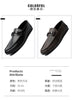 Mens Genuine Leather Loafers Luxury Formal Wedding Dress Shoes Soft Comfortable Waterproof Driving Shoes Slip on Flats Moccasin