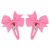 2Pcs/Lot Solid Color Bows Hair Clip For Kids Girls Ribbon Bowknot BB Clip Cute Baby Barrettes Hairpins Headwear Hair Accessories