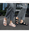 New Sandals Mute Shoes Slope Thick Platform Comfortable Buckle Fashion Women Shoes Beach Travel Slides Shoes Female 2023