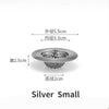 1PCS Kitchen Sink Filter Stainless Steel Mesh Strainer Wash Basin Drain Hole Trap Hair Catcher Stopper for Bathroom Accessories