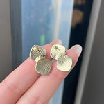 Load image into Gallery viewer, Bohemian Square Blue Zircon Stud Earrings For Women Fashion Enamel Geometric Pendant Earrings Charms Vintage Daily Jewelry Gift

