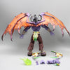 25cm Game World of Warcraft Action Figures Illidan Stormrage Figure Save Illidan Heroes Anime Eyes with Lights PVC Model Toys