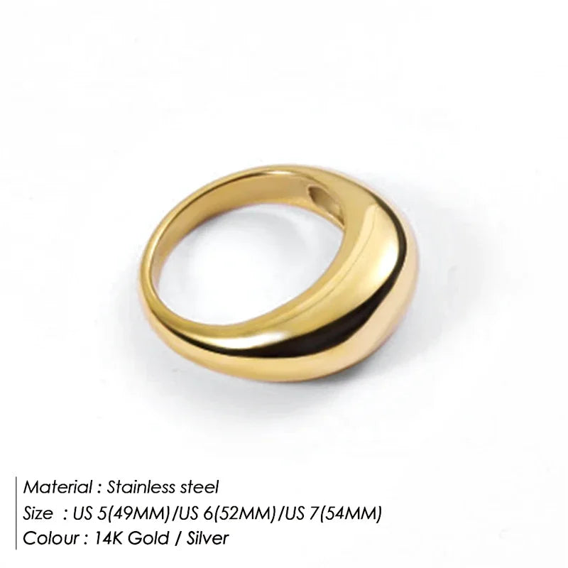 316L Stainless Steel Ring Anillo Ringen Anillos Mujer Women Rings Bague Couple Matching Jewlery Fashion Gifts drop shipping