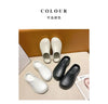 New Women's Hole Shoes Summer EVA Thick Sole Elevated Sandals Comfortable Anti Slip Baotou Beach Garden Shoes Indoor Slippers