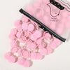 5/10/20Pcs/Set Solid Double Plush Ball Elastic Hair Bands For Kids Girls Hair Ropes Ties Ponytail Headwear Hair Accessories Gift