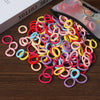 50/100Pcs Hair Bands for Children Colorful Nylon Scrunchie Hair Ties Rubber Band Kids Elastic Hair Leagues Girl Accessories