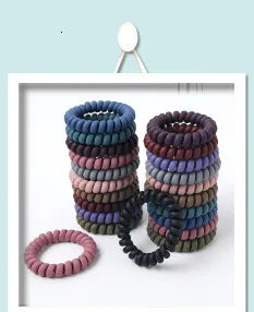 2PCS New Cute Red Cartoon Candy Girls Kids Elastic Hair Bands Princess Hair Accessories Children Hair Ties Baby Headwear