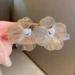 Load image into Gallery viewer, Exaggerate Big Flower Dangle Earrings for Women Silver Color Metal Hollow Petal Drop Earrings Party Trendy Statement Jewelry
