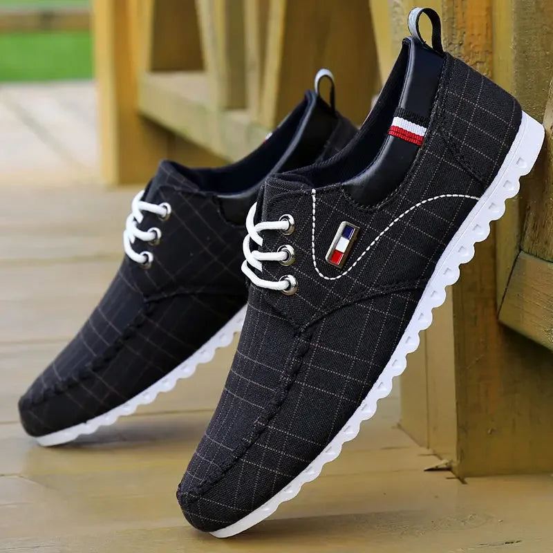 Men Driving Shoes Spring And Autumn New Style Breathable Men's Peas Shoes the British Sneakers