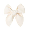 20Colors 5Inch Solid Cotton Bow With Safety Hairpin For Girl Hair Bows Handmade Bowknot Hair Clip Headwear Kids Hair Accessories