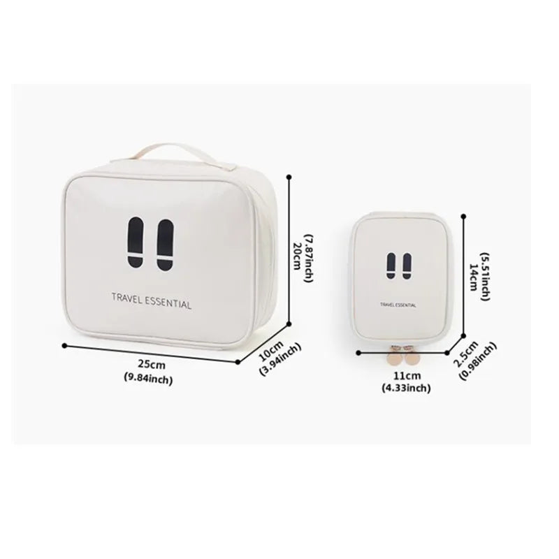 Travel Medicine Packaging Bag Mini Portable PU Leather First Aid Kit Medical Box Storage Home Emergency Pouch Accessorie