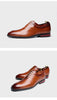 Men's Classic Retro Oxfords Shoe Mens Lace-up Business Dress Office Leather Shoes Men Fashion Wedding Party Flats