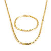 KALEN 5mm Bizantine Link Chain Bracelet & Necklace Jewelry Set Men Women Stainless Steel 304 Fashion New In