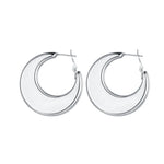 Load image into Gallery viewer, Stainless Steel  Minimalist Shrimp Pattern Hoop Earrings for Men Women Cool Accessaries Earring Hot Sale Birthday Jewlery Gifts
