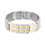 Load image into Gallery viewer, Fashion Stainless Steel Magnet Square Bracelet for Women Men Daily Accessaries Birthday Party Holiday Jewlery Gifts for Friends
