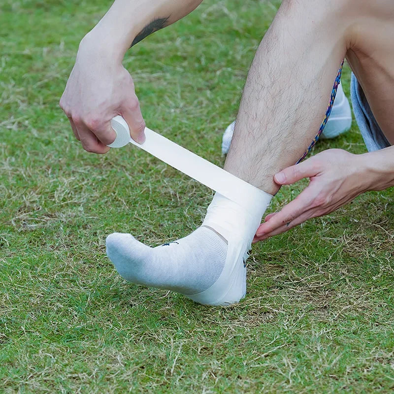 Sports White Bandage Athletic Tape Adhesive Bandage for Muscle Knee Elbow Fingers Ankles Wrist Protection