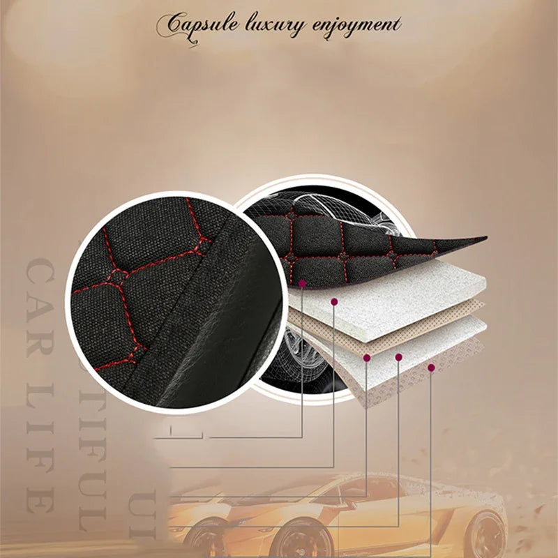 Universal Flax Car Seat Cushion 5 Seat Automobiles Accessories Auto Styling Fits 99% Of Cars