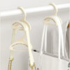 Multifunctional Wardrobe Handbag Organizer Hanger Hook Durable Over Closet Rod Hanging Storage Rack For Hat Scarves Shawls Tie
