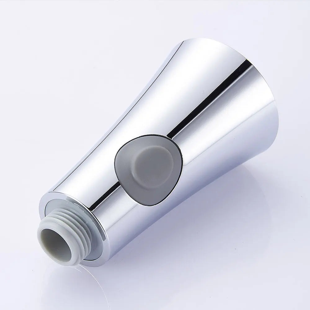 G1/2 Kitchen Pull Out Faucet Head Chrome Shower Nozzle Sprayer Bathroom Sink Tap Replacement Accessory Male Threads Head Aerator