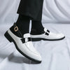 Summer White Wedding Dress Shoes Men's Business Office Sandals High Quality mens loafers Brand Outdoor Flat Bottom Driving Shoes