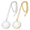 Portable Reading Necklace Magnifier Durable High Definition 5X Magnifying Glass Gold/Silver Mini Clavicle Chain Women