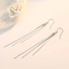 Fanqieliu 925 Silver Needle New Woman's Fashion Jewelry Long Multi Piece Chain Drop Earrings FQL23533