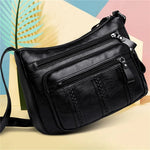 Load image into Gallery viewer, High Quality Women's Soft Leather Shoulder Bags Multi-Layer Pockets Classic Crossbody Bag Luxury Designer Handbags And Purses
