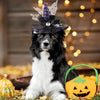 Dog Witch Hat Cosplay Halloween Outfits Witch Hat Photography Props Decorative Pet Cat Halloween Apparel Dog Cosplay Accessories