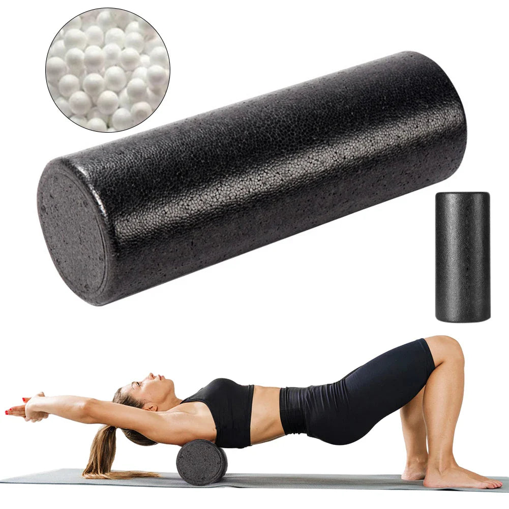 12 Inch Fitness Foam Roller Yoga Massage Roller EPP High Density Body Massager Muscle Therapy Pilates Gym Home Exercises