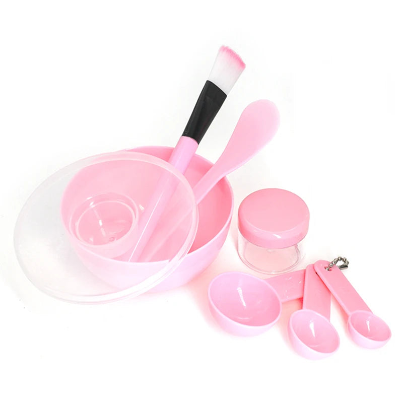 Facial Brush Mask Bowl Spoon Set Mask Brush Bar DIY Beauty Tools Mixing Tools Skin Care Makeup Supplies Woman Facial Tools