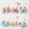 2Pcs Cute Princess Headwear Elastic Headband Children Ropes Baby Girls Bowknot Rubber Hair Band for Kids Headdress Accessories