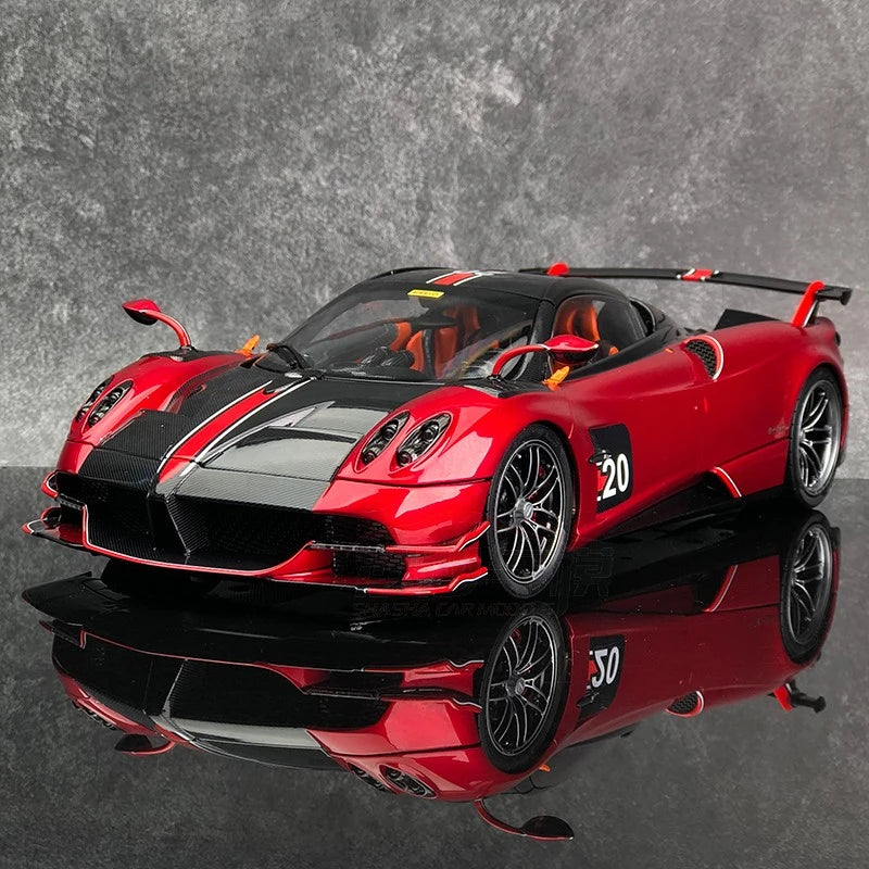 1:32 Pagani Huayra BC Alloy Sports Car Model Diecast Metal Toy Car Model Simulation Sound and Light Collection Children Toy Gift