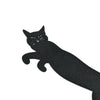 Black Cat Metal Animal Bookmark Fashion Ultrathin Reading Tool Pet Bookmark Page Mark Stationery for Men Women Student Gifts