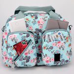 Load image into Gallery viewer, Fashion Multi-pockets Female Bag High Quality Durable Fabric Women Shoulder Bag Casual Floral Printing Girls Shopping Handbag
