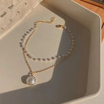 Load image into Gallery viewer, Big Heart Charm Hallowout Star Fire Ball Bracelet For Women Imitation Pearl Cute Charm Lock Closure Ins Women Bracelet Jewelry
