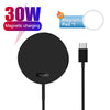 30W Magnetic Wireless Charger Pad Stand For iPhone 12 13 14 Pro Max Samsung Xiaomi Mobile Phone Fast Charging