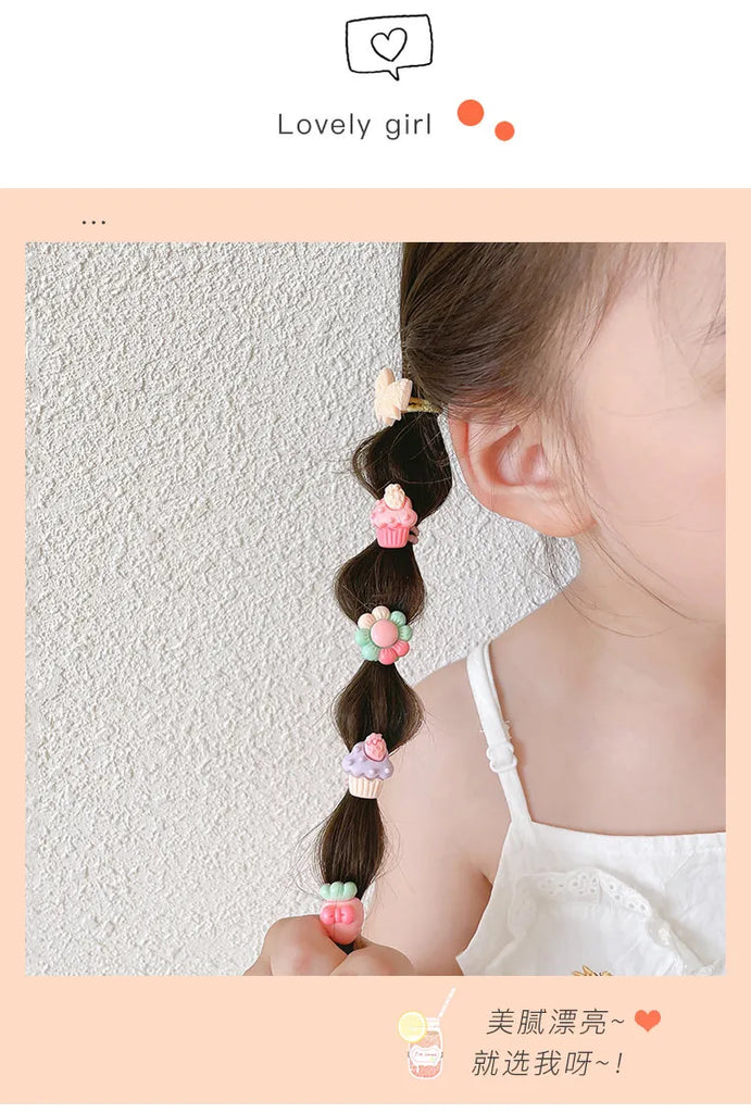 Hair Accessories Girls Bands Bandeau Cheveux Scrunchies Elastique Fille Kids Korean Haarband Rubber Baby Tie Animal Band Cute