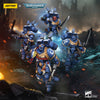 [IN STOCK] JOYTOY Warhammer 40K 1/18 Action Figures Ultramarines Jump Pack Captain Intercessors Anime Model Toys Gift