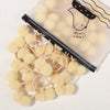 5/10/20Pcs/Set Solid Double Plush Ball Elastic Hair Bands For Kids Girls Hair Ropes Ties Ponytail Headwear Hair Accessories Gift