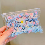 Load image into Gallery viewer, 10/20Pcs/Set New Cute Cartoon Headbands Girls Elastic Hair Bands Hair Accessories for Kids Scrunchies Headwear Ornaments Gift
