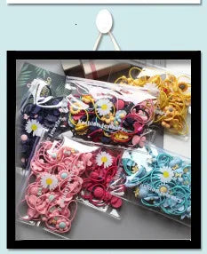 2PCS New Plush Rabbit Cute Princess Headwear Kids Elastic Hair Bands Children Ropes Girls Accessories Baby Headdress