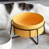 Dogs Food Water Bowls with Stand Ceramic Cat Feeding Accessories Cats Small Pet Eat Drink Supplies Puppy Feeder Ceramic Bowl