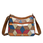 Load image into Gallery viewer, PU Leather Armpit Bags for Women, Shoulder Crossbody Bag, Ladies Vintage Underarm Handbags Suitable for mothers Mom to use
