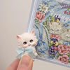 1:6 and 1:12 Mini Model Doll House Furniture Accessories Cute Bow Cat Bjd Ob11 Gsc Blyth Soldier Lol Miniature Pet Shooting Prop