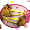 2Pcs Cartoon Princess Disney Mermaid Ariel Shine Hair Clips BB Clips Kids Hairpins Girls Hair Accessories Baby Headdress Gift