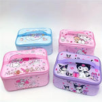 Load image into Gallery viewer, Sanrio Cartoon Character Insulated Lunch Bag - Water-Resistant Canvas Cooler Box with Cute Kawaii  Perfect Daily Storage Satchel
