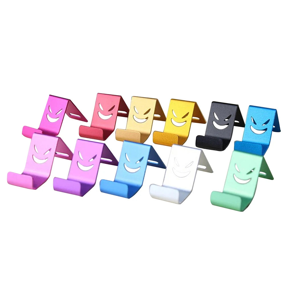 1~10PCS Smile Portable Mini Desktop Stand Table Cell Phone Holder For Mobile Phone Accessories