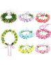 Flower Wreath for Kids Beach Holiday Accessories Infant Hawaii Hairband Princess Moana Accessories Children Garland Summer 2024