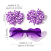 3Pcs/Pack Solid Dot Hair Bows Clip Girls Boutique Bowknot Hair Clips Kids Colorful Heart Sun Glasses Children Hair Accessories
